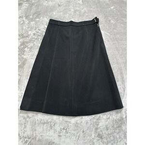 World Coordinate Skirt Womens Size‎ Large Black Japan Hook Closure Long EUC